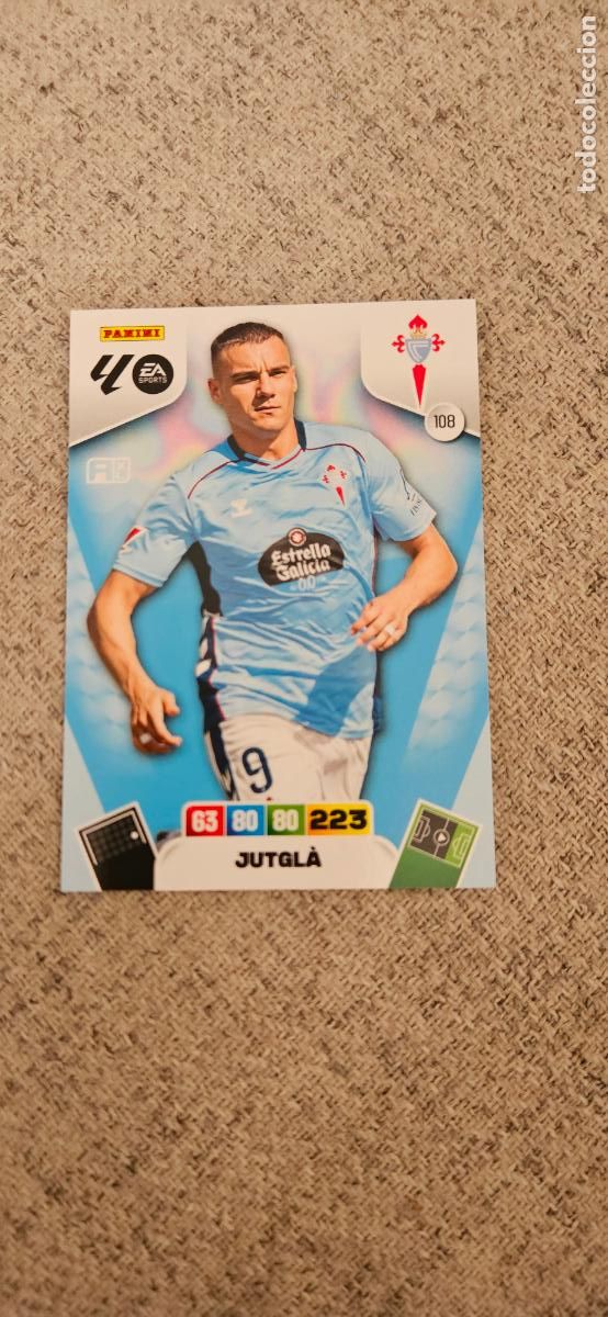 Cromos de F&uacute;tbol: celta jutgla 108 adrenalyn 2025 2026 25 26 trading card