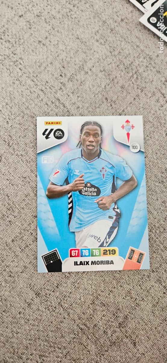Cromos de F&uacute;tbol: celta moriba 100 adrenalyn 2025 2026 25 26 trading card