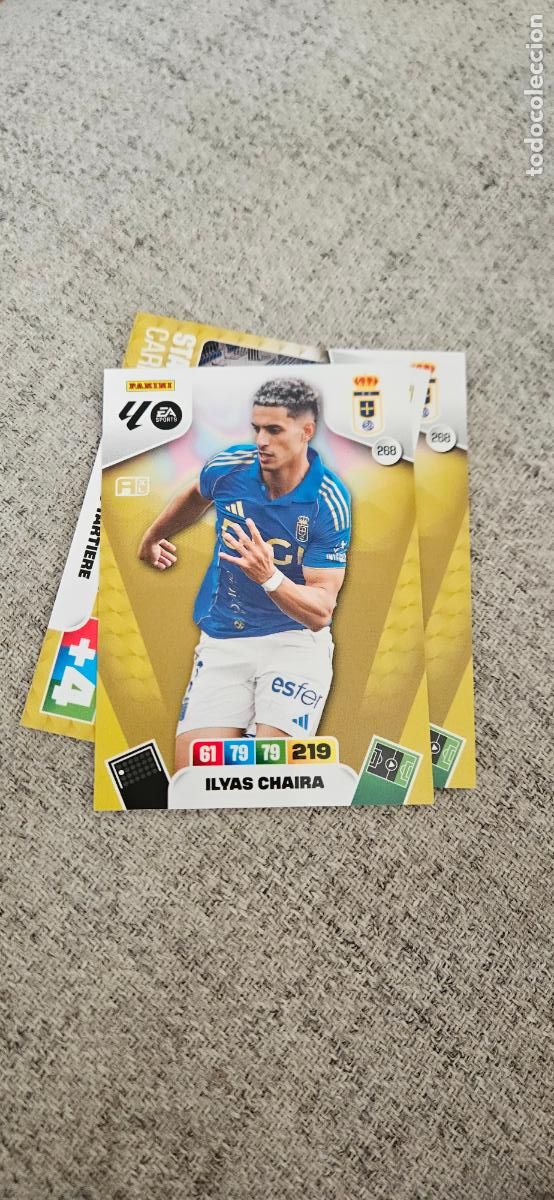 Cromos de F&uacute;tbol: oviedo 268 chaira adrenalyn 2025 2026 25 26 trading card