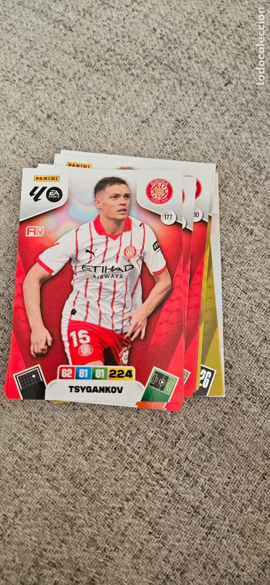 Cromos de F&uacute;tbol: girona 177 tsygankov adrenalyn 2025 2026 25 26 trading card