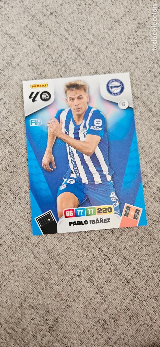 Cartes &agrave; collectionner de Football: alaves pablo iba&ntilde;ez 13 adrenalyn 2025 2026 25 26 trading card