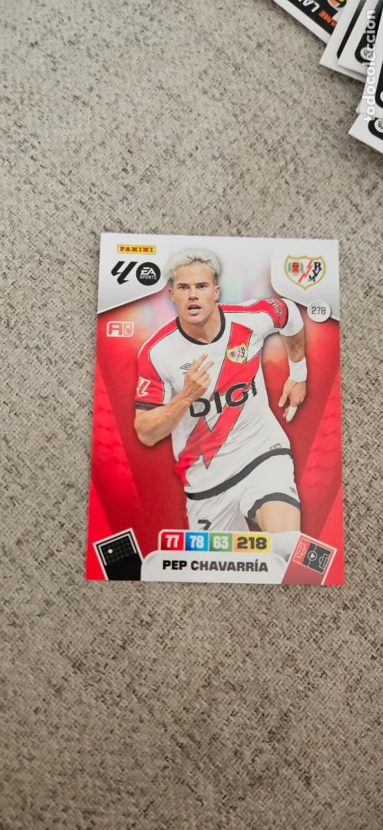 Cartes &agrave; collectionner de Football: rayo vallecano chavarria 278 adrenalyn 2025 2026 25 26 trading card