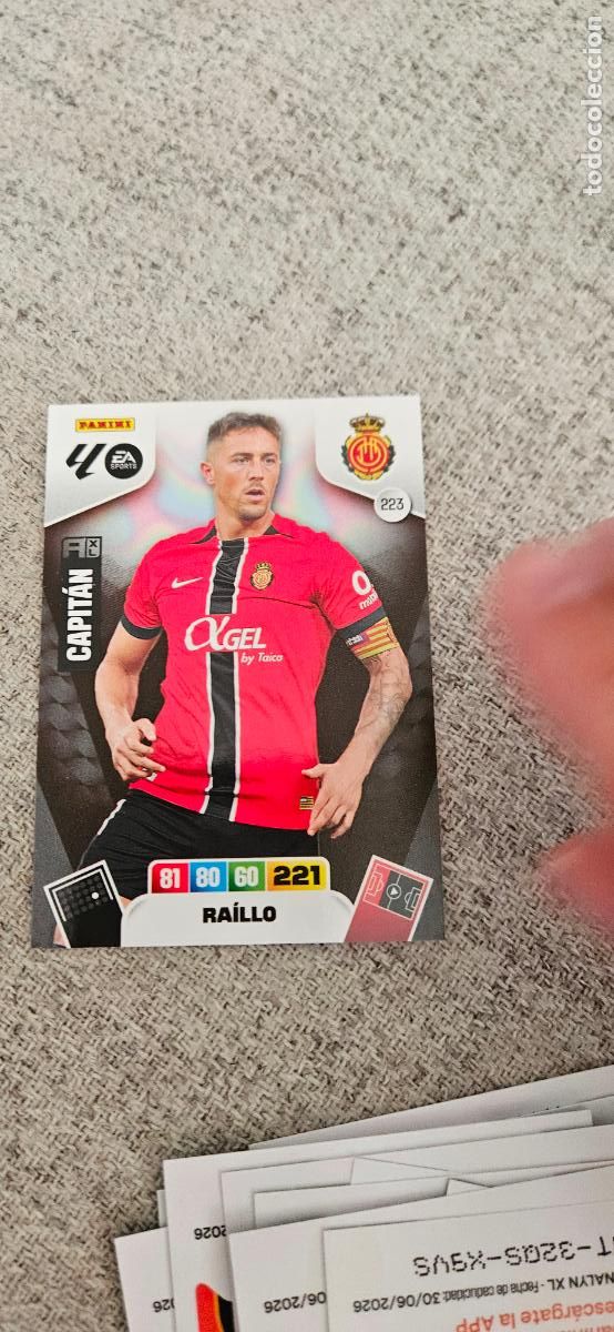 Cartes &agrave; collectionner de Football: mallorca 223 raillo adrenalyn 2025 2026 25 26 trading card