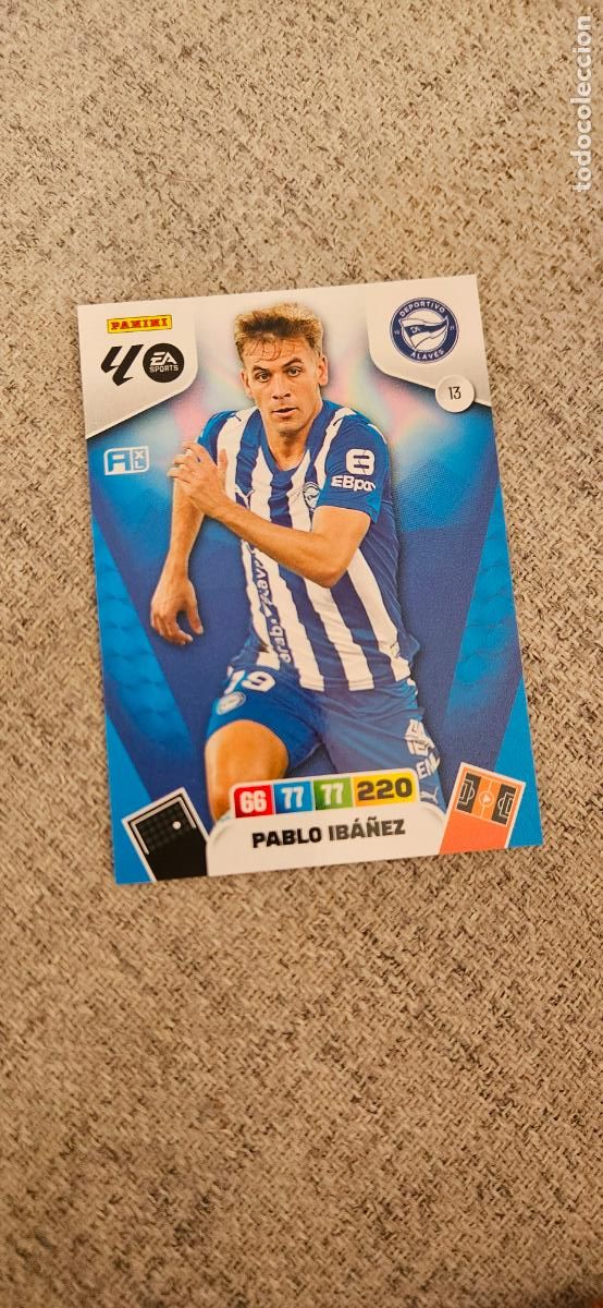 Cromos de Futebol: alaves pablo iba&ntilde;ez 13 adrenalyn 2025 2026 25 26 trading card