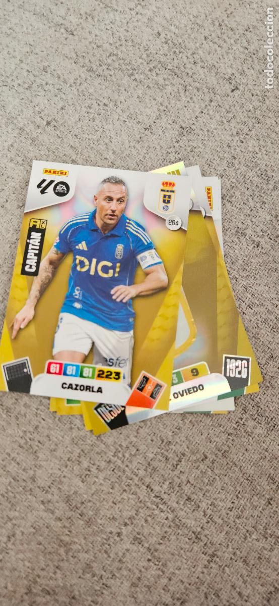 Cromos de Futebol: oviedo 264 cazorla adrenalyn 2025 2026 25 26 trading card