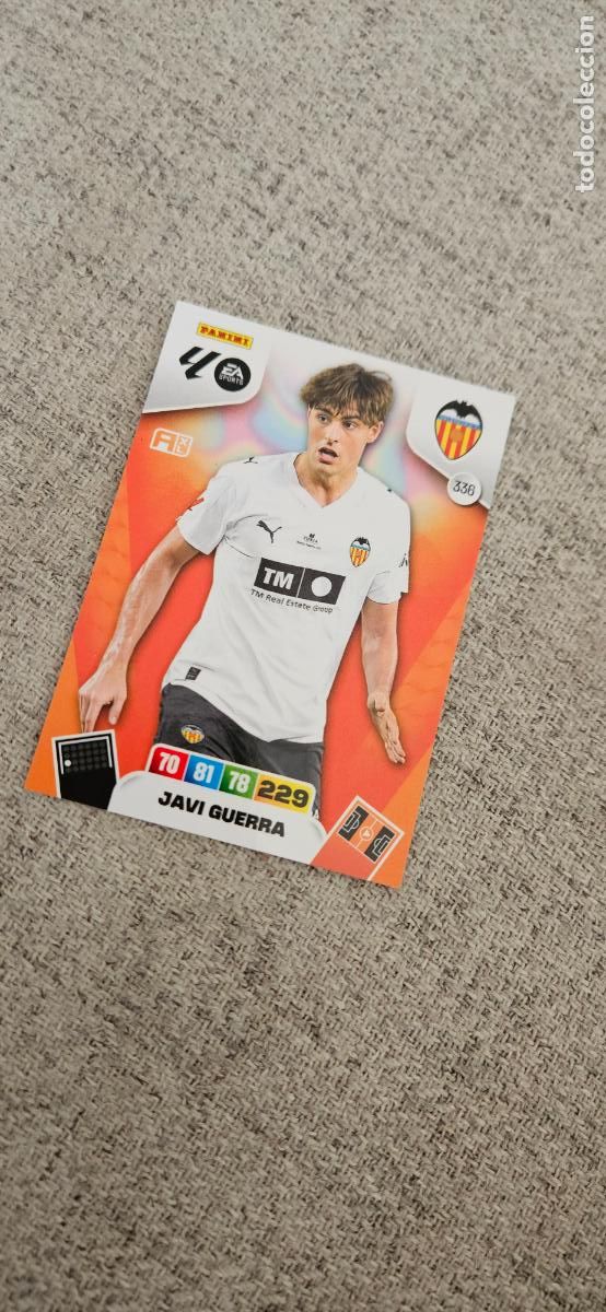 Cromos de Futebol: valencia javi guerra 336 adrenalyn 2025 2026 25 26 trading card