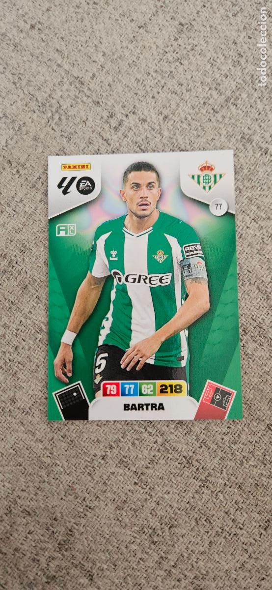 Cromos de Futebol: betis 77 bartra adrenalyn 2025 2026 25 26 trading card