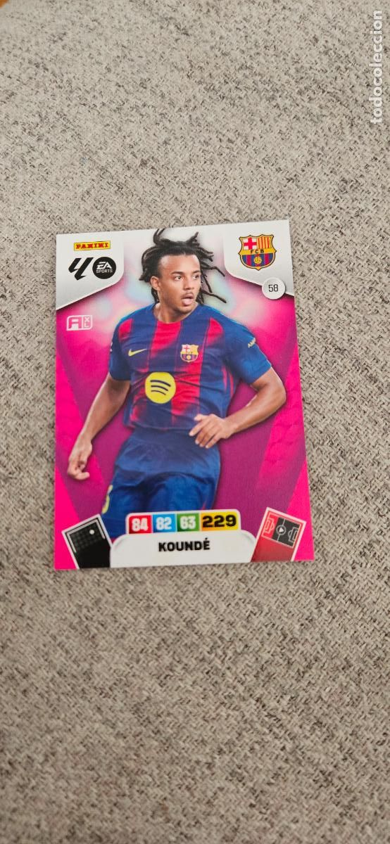 Cromos de Futebol: barcelona KOUNDE 58 adrenalyn 2025 2026 25 26 trading card