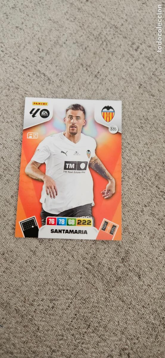 Cromos de Futebol: valencia 335 santamaria adrenalyn 2025 2026 25 26 trading card