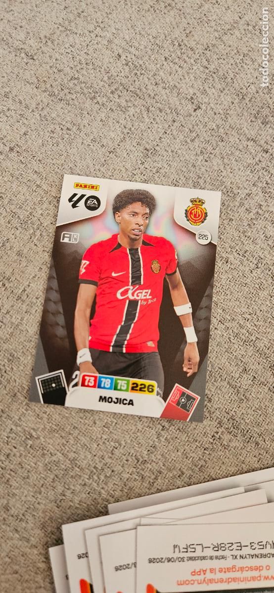 Cromos de Futebol: mallorca 225 mojica adrenalyn 2025 2026 25 26 trading card