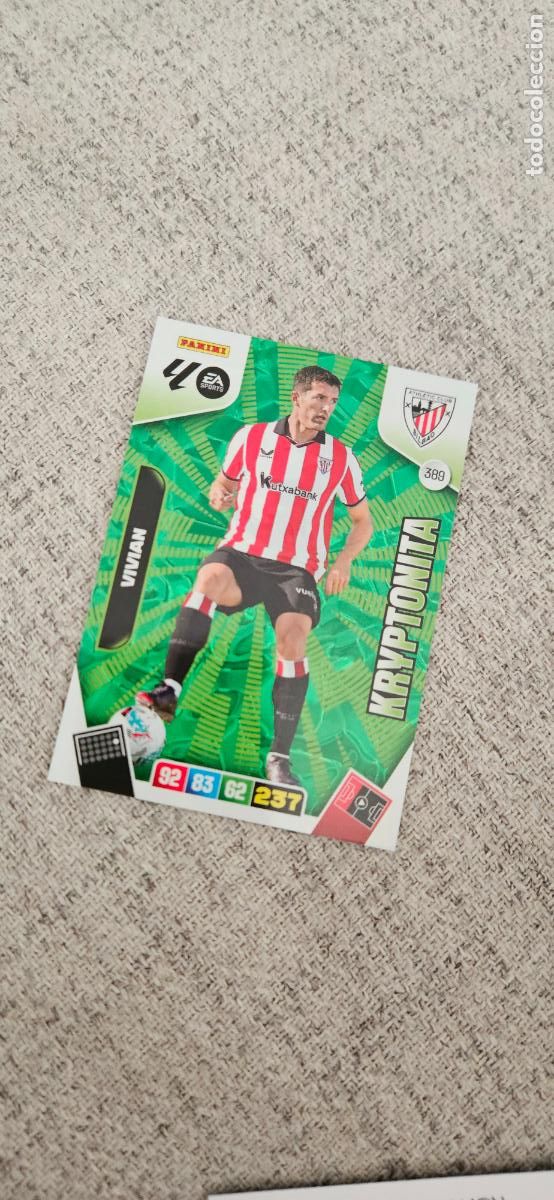 Cartes &agrave; collectionner de Football: 389 vivian athletic de bilbao kryptonita adrenalyn 2025 2026 25 26 trading card
