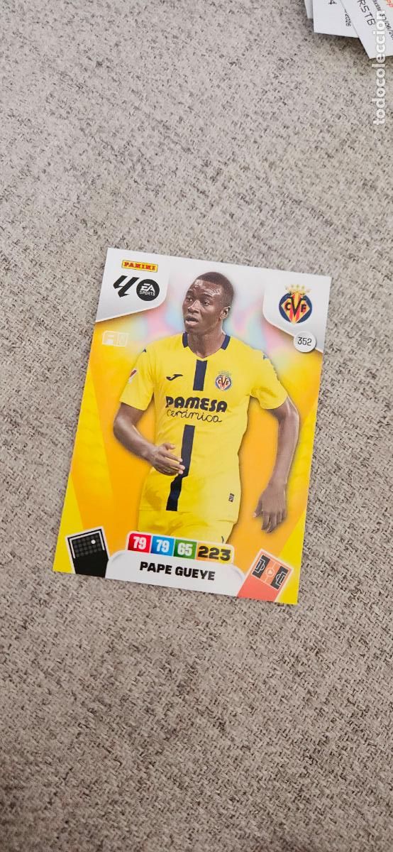 Cromos de F&uacute;tbol: villarreal 352 gueye adrenalyn 2025 2026 25 26 trading card