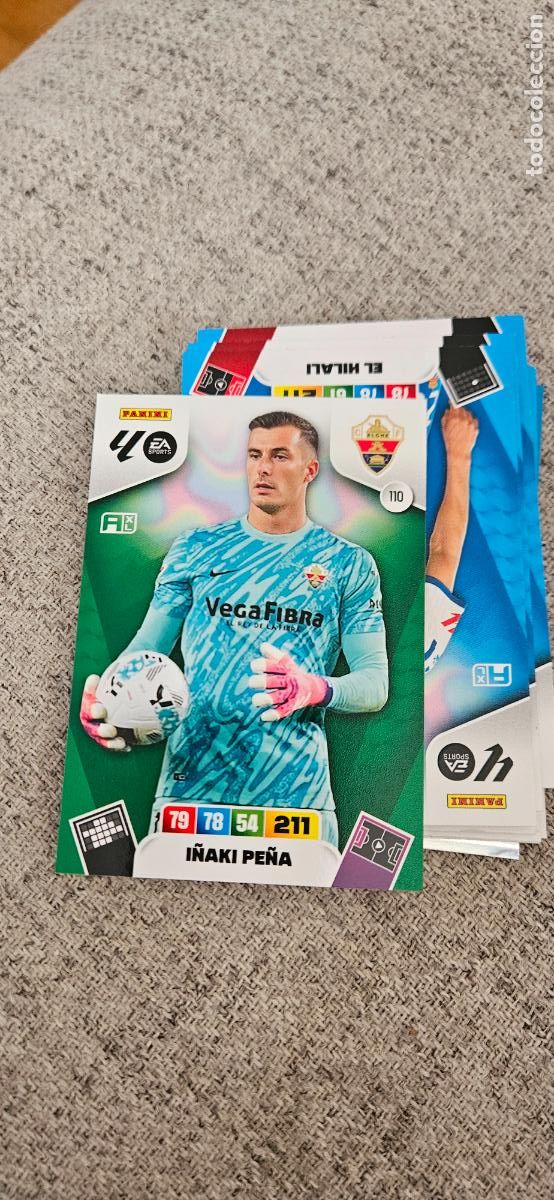 Cromos de F&uacute;tbol: elche 110 pe&ntilde;a adrenalyn 2025 2026 25 26 trading card