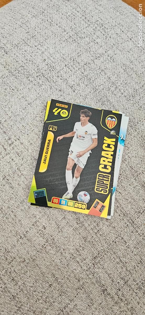 Cromos de F&uacute;tbol: super crack valencia javi guerra 465 adrenalyn 2025 2026 25 26 trading card