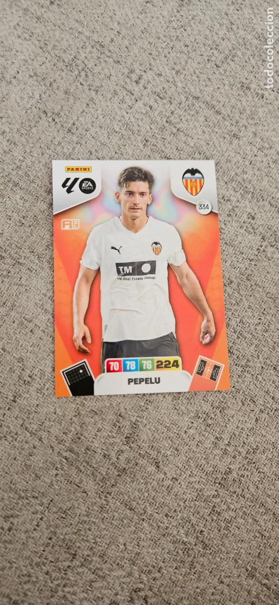 Cromos de F&uacute;tbol: valencia 334 pepelu &ccedil; adrenalyn 2025 2026 25 26 trading card