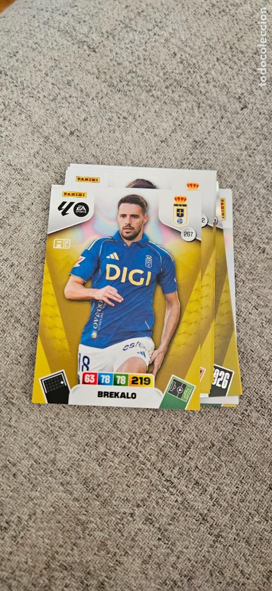 Cromos de F&uacute;tbol: oviedo 267 breakkalo adrenalyn 2025 2026 25 26 trading card
