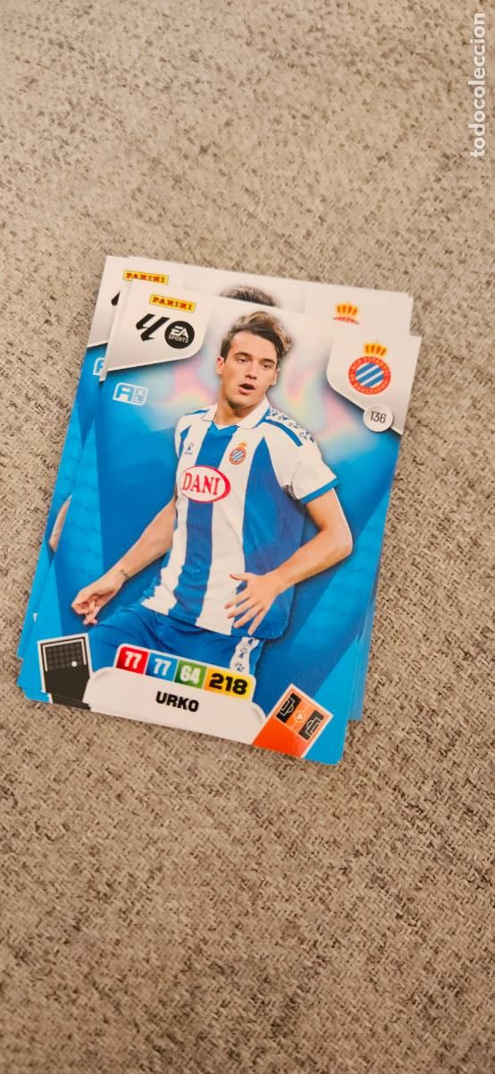 Cromos de F&uacute;tbol: espa&ntilde;ol 138 urko adrenalyn 2025 2026 25 26 trading card