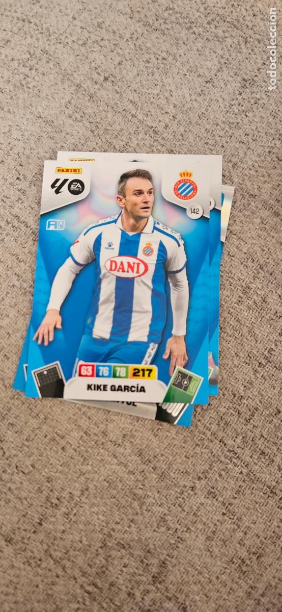 Cromos de F&uacute;tbol: espa&ntilde;ol 142 kike garcia adrenalyn 2025 2026 25 26 trading card