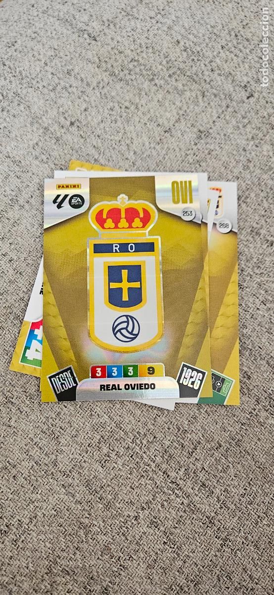 Cromos de F&uacute;tbol: oviedo 253 escudo adrenalyn 2025 2026 25 26 trading card