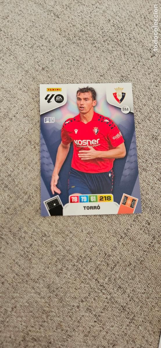 Cromos de F&uacute;tbol: osasuna 244 torro adrenalyn 2025 2026 25 26 trading card