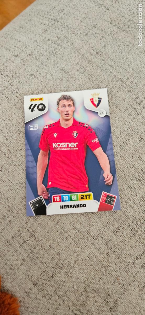 Cromos de Futebol: osasuna 241 herrando adrenalyn 2025 2026 25 26 trading card
