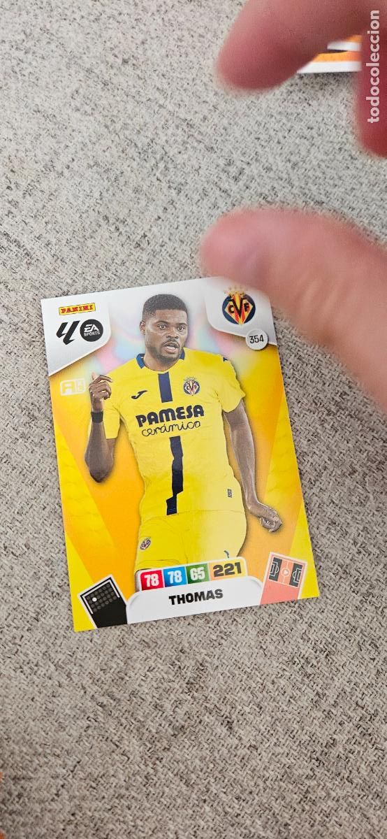 Cromos de Futebol: villarreal 354 thomas adrenalyn 2025 2026 25 26 trading card
