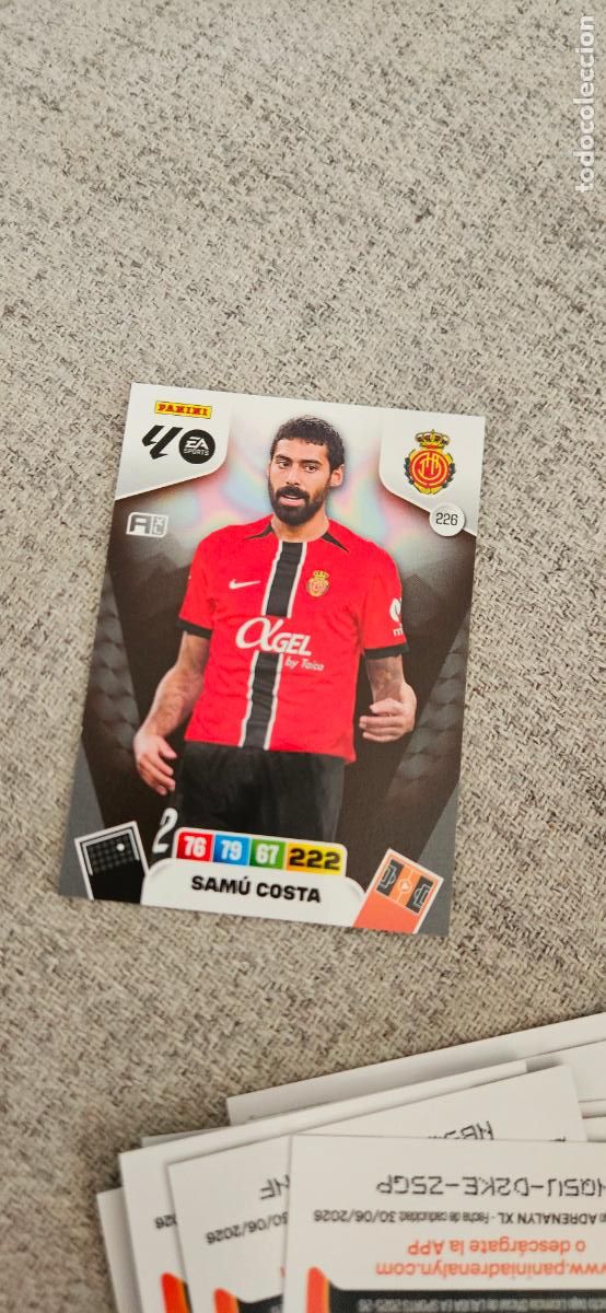 Cromos de Futebol: mallorca 228 samu costa adrenalyn 2025 2026 25 26 trading card