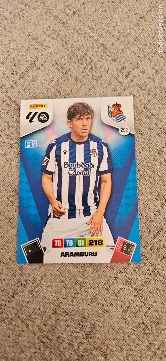 Cromos de Futebol: real sociedad 292 aramburu adrenalyn 2025 2026 25 26 trading card