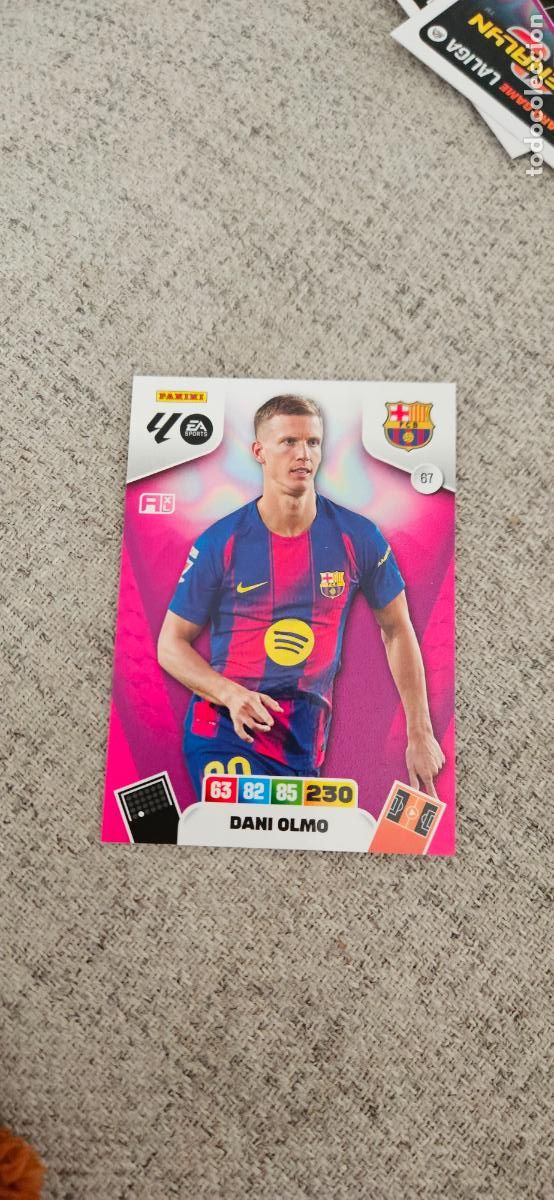 Cromos de Futebol: barcelona 67 dani olmo adrenalyn 2025 2026 25 26 trading card