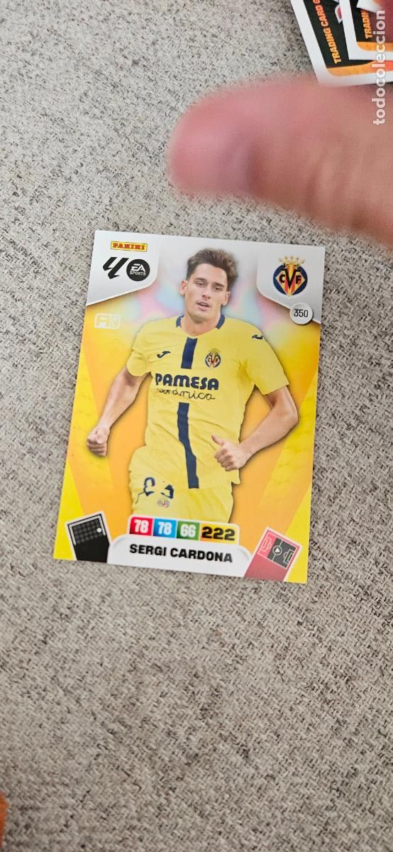 Cromos de Futebol: villarreal 350 cardona adrenalyn 2025 2026 25 26 trading card