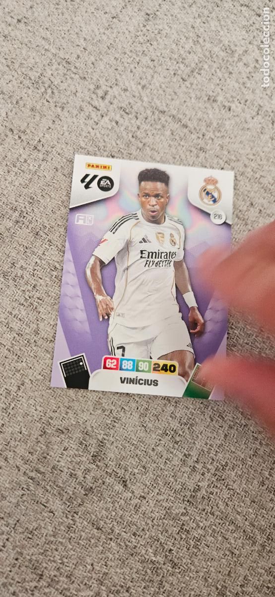 Cromos de Futebol: real madrid 216 vinicius adrenalyn 2025 2026 25 26 trading card
