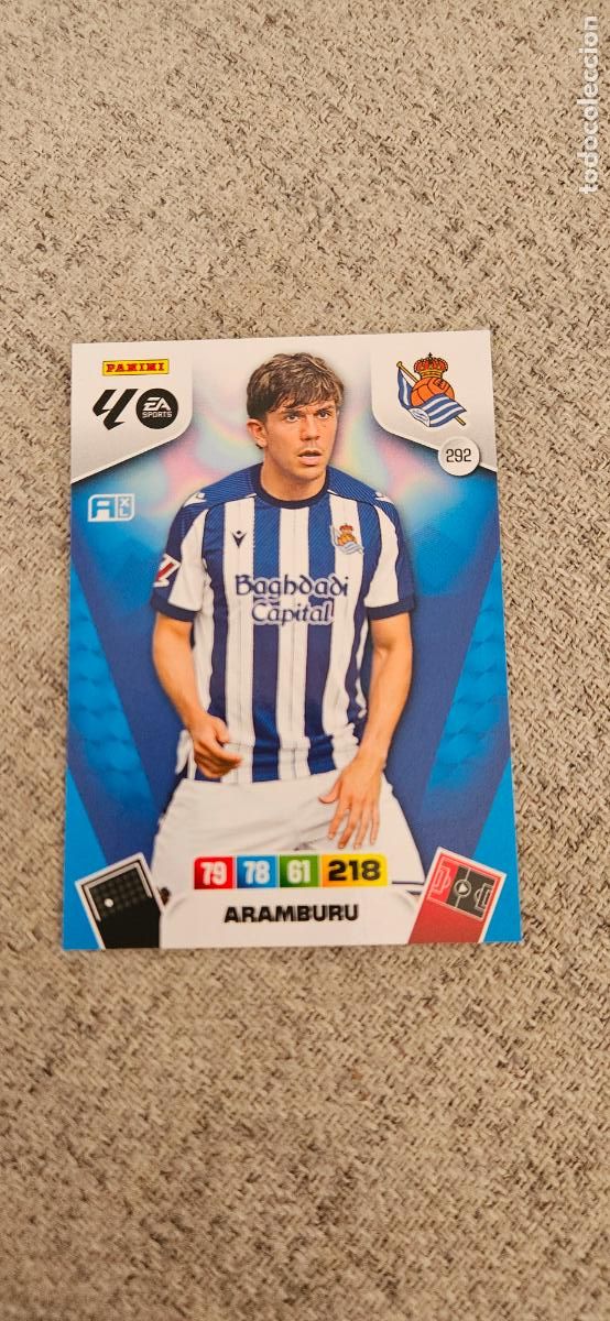 Cromos de Futebol: real sociedad 292 aramburu adrenalyn 2025 2026 25 26 trading card
