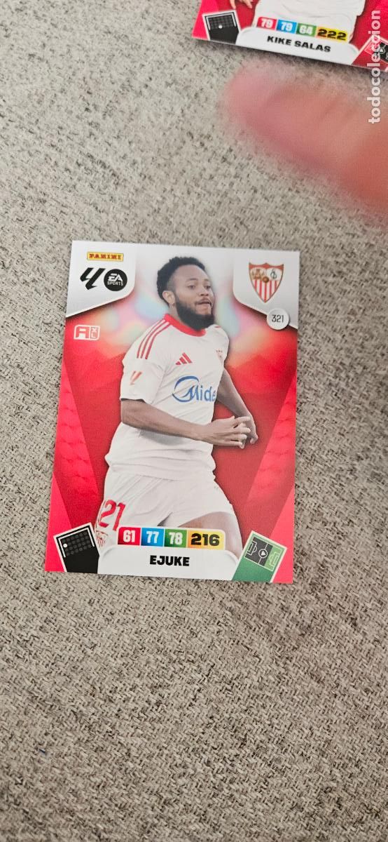 Cromos de Futebol: sevilla ejuje 321 adrenalyn 2025 2026 25 26 trading card