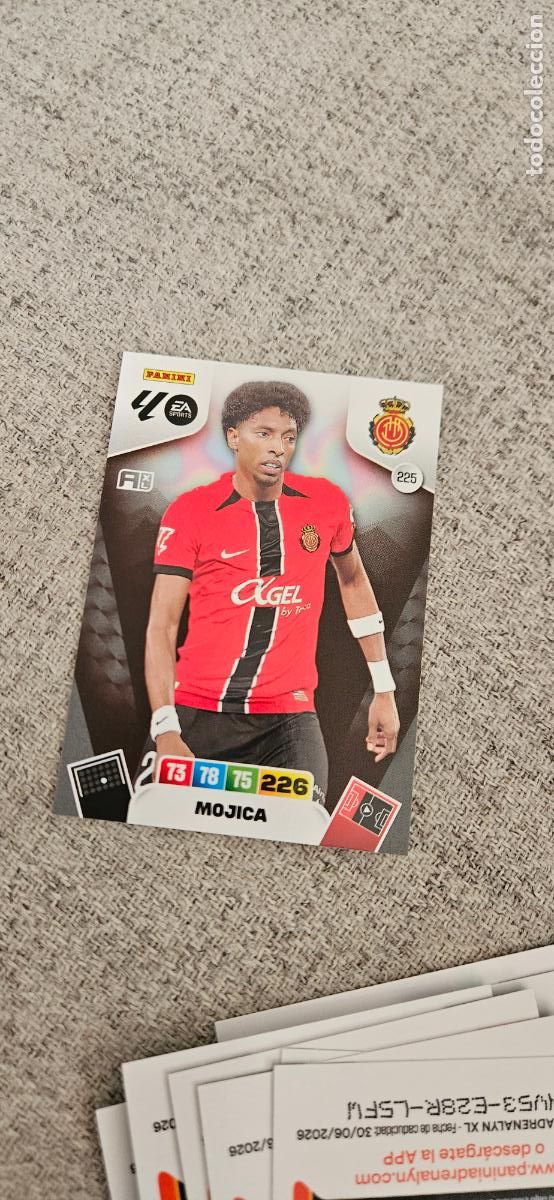 Cromos de Futebol: mallorca 225 mojica adrenalyn 2025 2026 25 26 trading card