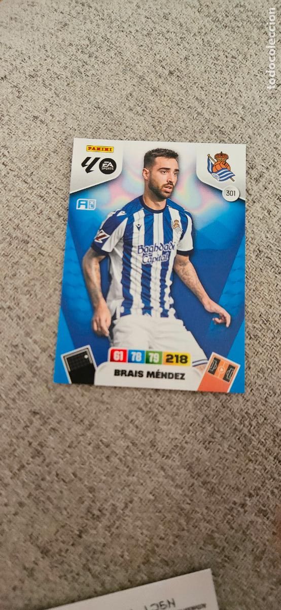 Cromos de Futebol: real sociedad 301 mendez adrenalyn 2025 2026 25 26 trading card