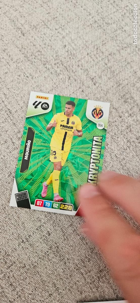 Cromos de Futebol: kryptonita 396 mouri&ntilde;o villarreal adrenalyn 2025 2026 25 26 trading card
