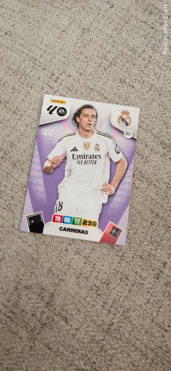 Cromos de Futebol: real madrid carreras 207 real madrid adrenalyn 2025 2026 25 26 trading card