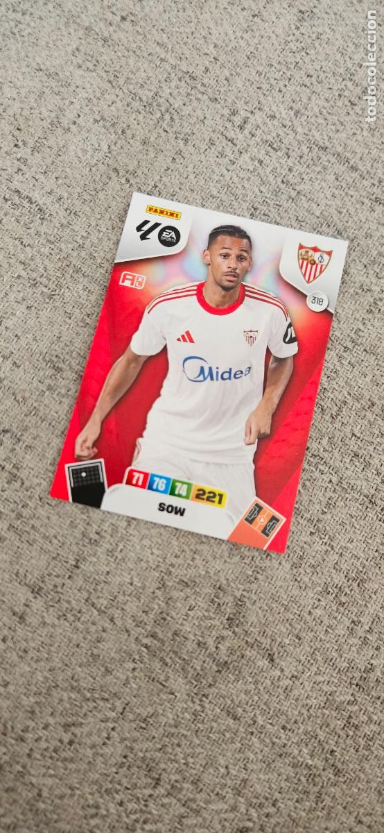 Cromos de Futebol: sevilla sow 318 adrenalyn 2025 2026 25 26 trading card