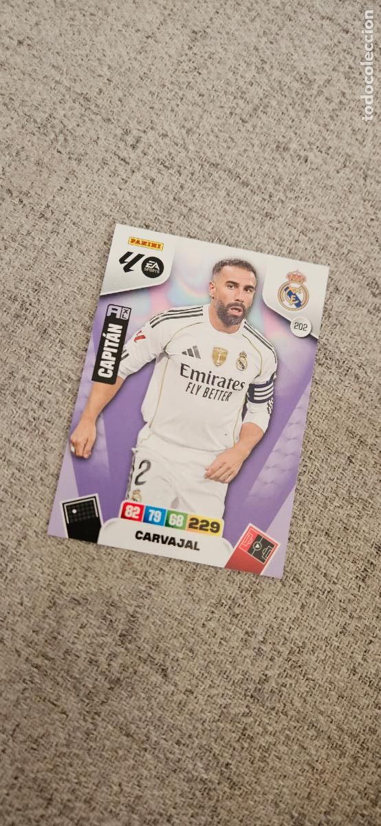 Cromos de Futebol: real madrid carvajal 202 adrenalyn 2025 2026 25 26 trading card