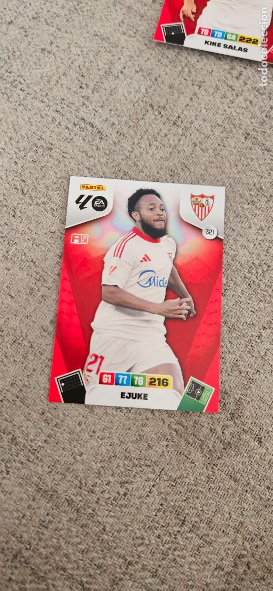 Cromos de Futebol: sevilla ejuje 321 adrenalyn 2025 2026 25 26 trading card