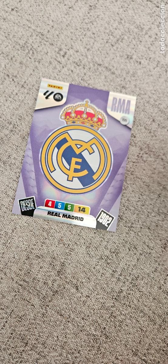 Cromos de Futebol: real madrid 199 escudo adrenalyn 2025 2026 25 26 trading card