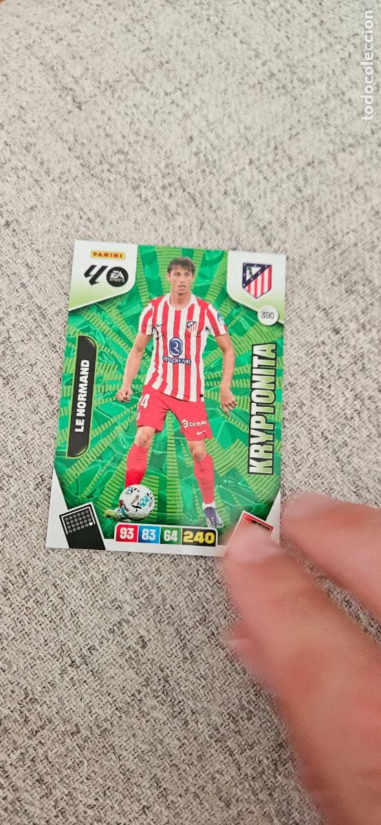 Cromos de F&uacute;tbol: kryptonita 390 le normand atletico de madrid adrenalyn 2025 2026 25 26 trading card