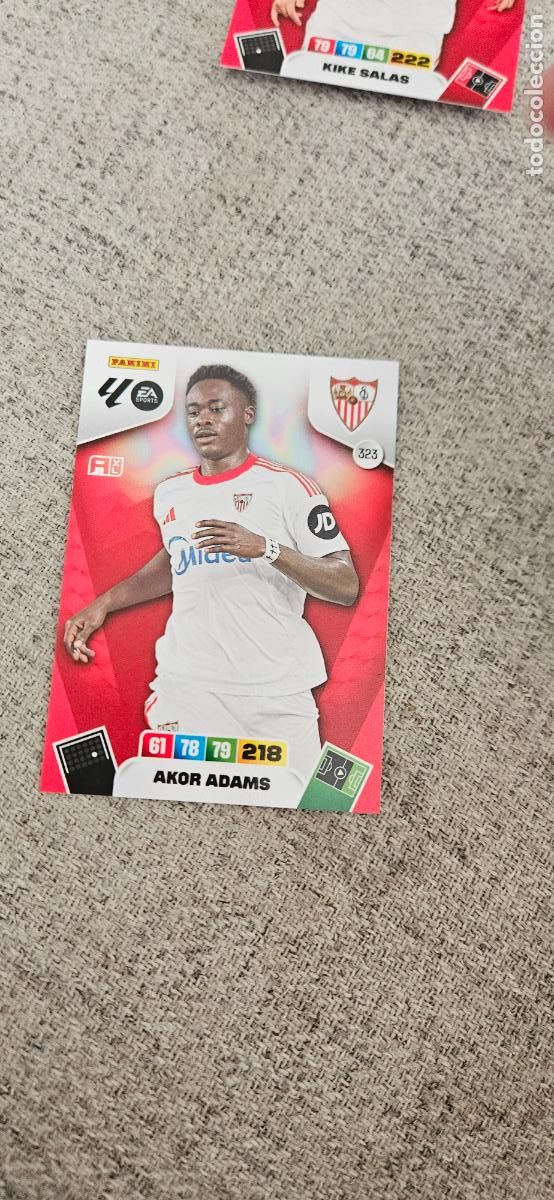 Cromos de F&uacute;tbol: sevilla adams 323 adrenalyn 2025 2026 25 26 trading card