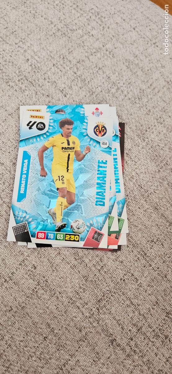 Cromos de F&uacute;tbol: diamante 414 veiga villarreal adrenalyn 2025 2026 25 26 trading card