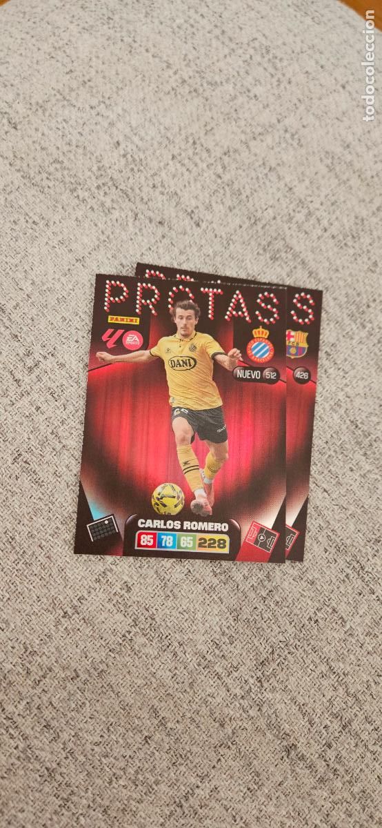 Cromos de F&uacute;tbol: protas romero 512 espa&ntilde;ol adrenalyn 2025 2026 25 26 trading card