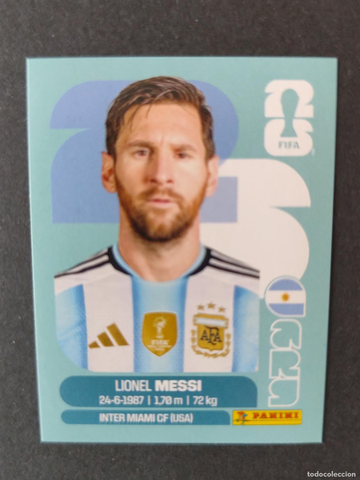 Cromos de F&uacute;tbol: ARG17 MESSI 17 ARGENTINA MUNDIAL FIFA WORLD CUP 2026 STICKER PANINI SIN PEGAR