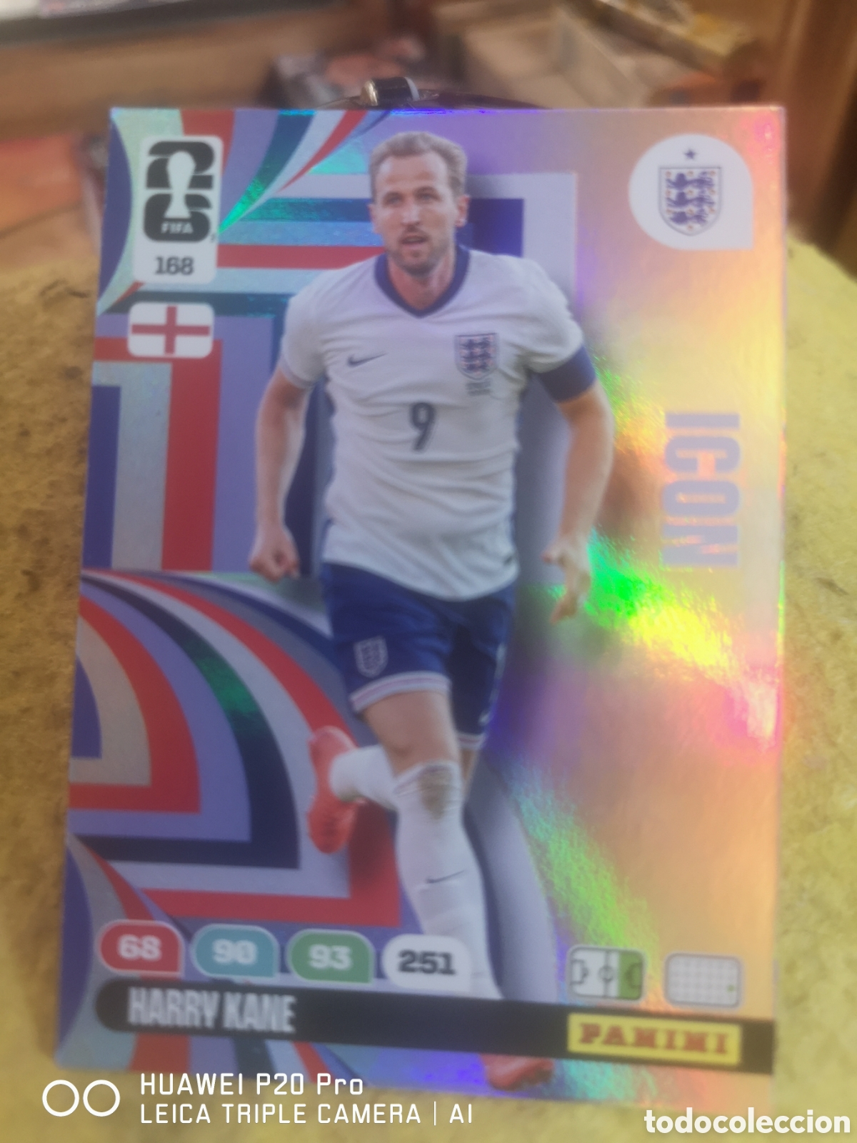 Cromos de F&uacute;tbol: ADRENALYN XL FIFA WORLD CUP 2026 ICON HARRY KANE 168 - INGLATERRA