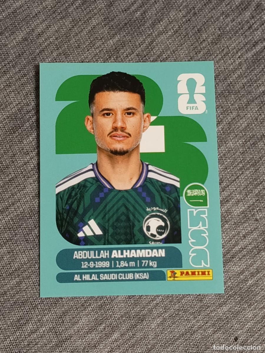 Cromos de F&uacute;tbol: ALHAMDAN KSA 20 STICKER MUNDIAL 2026 PANINI FIFA WORLD CUP NUEVO