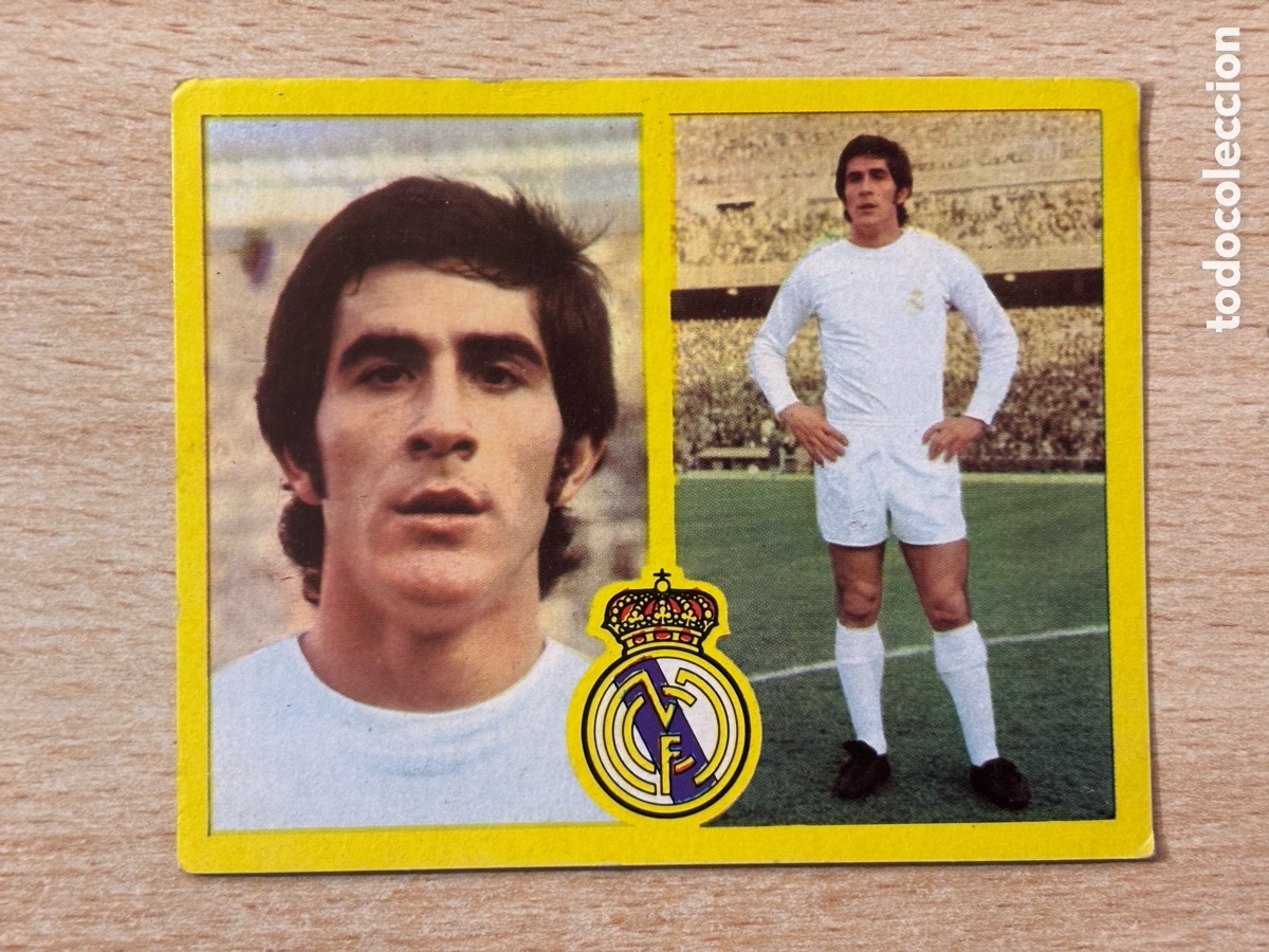Cromos de F&uacute;tbol: Benito Real Madrid Ediciones Este 72 73 recuperado en buen estado