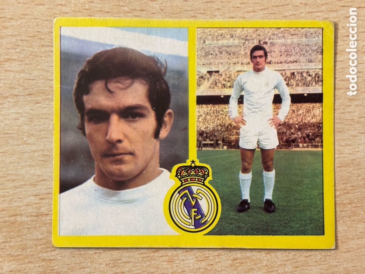 Cromos de F&uacute;tbol: Aguilar Real Madrid Ediciones Este 72 73 recuperado en buen estado